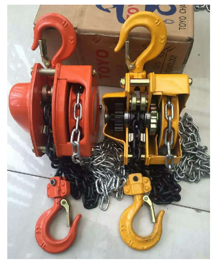 倒链手拉葫芦2吨1吨5t手动葫芦起重链条小型圆形吊机3/10吨吊葫芦