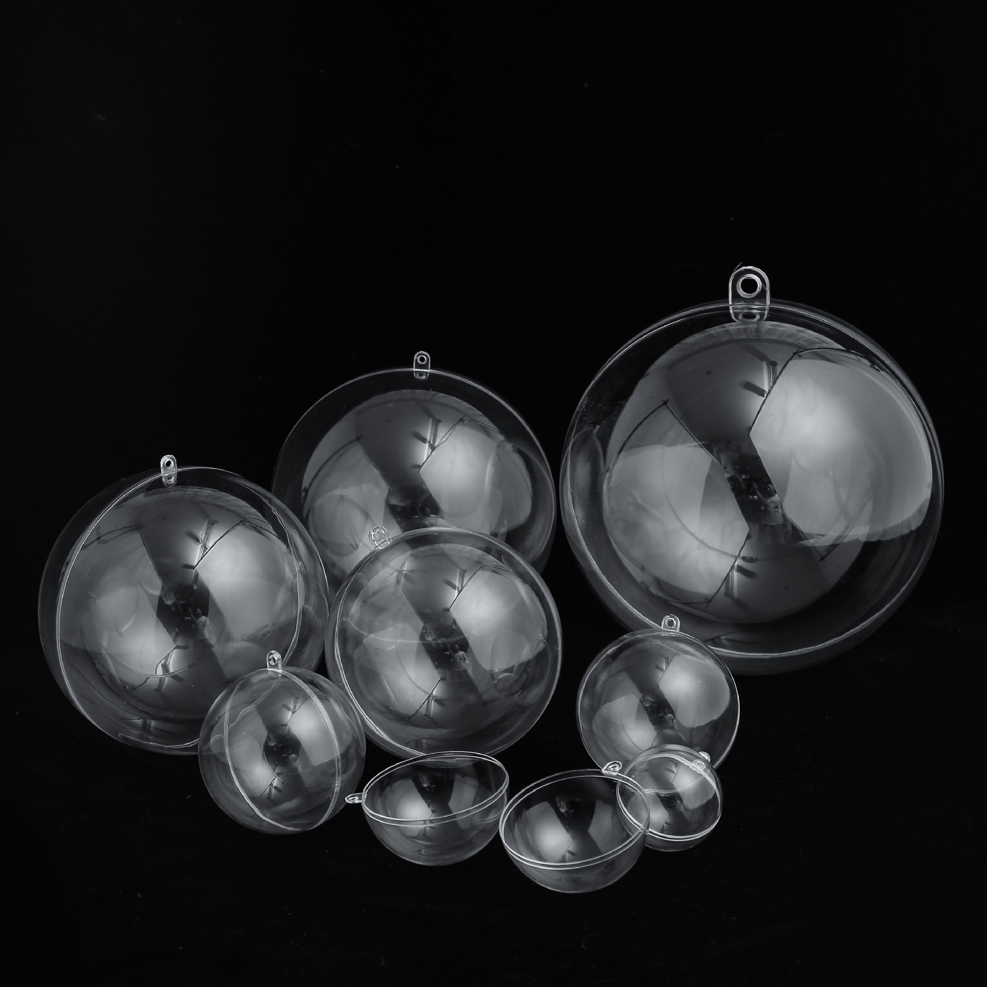 透明球亚克力塑料球空心圆球吊顶装饰商场橱窗布置店铺开业吊饰球