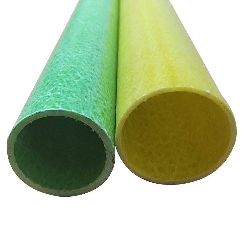 玻璃纤维管frp25 32 38 40 48mm工程黄色高强度玻璃钢管