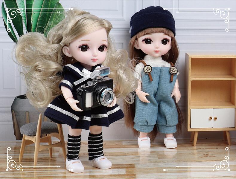 歌莉儿娃娃 婚纱款 18厘米高公主玩具换装娃娃女孩生日礼物礼盒