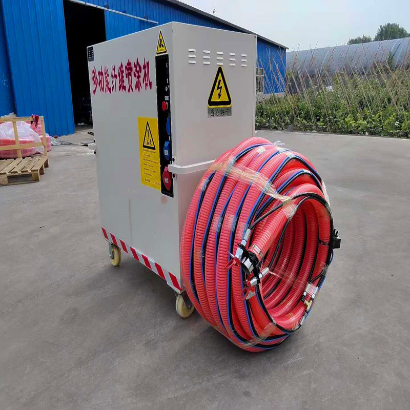 无机纤维喷涂机防火降噪建筑机械设备棉胶一站配齐
