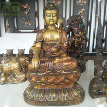 供应铜佛祖雕塑经典佛祖坐像摆件铸铜如来观音菩萨铜佛像摆件