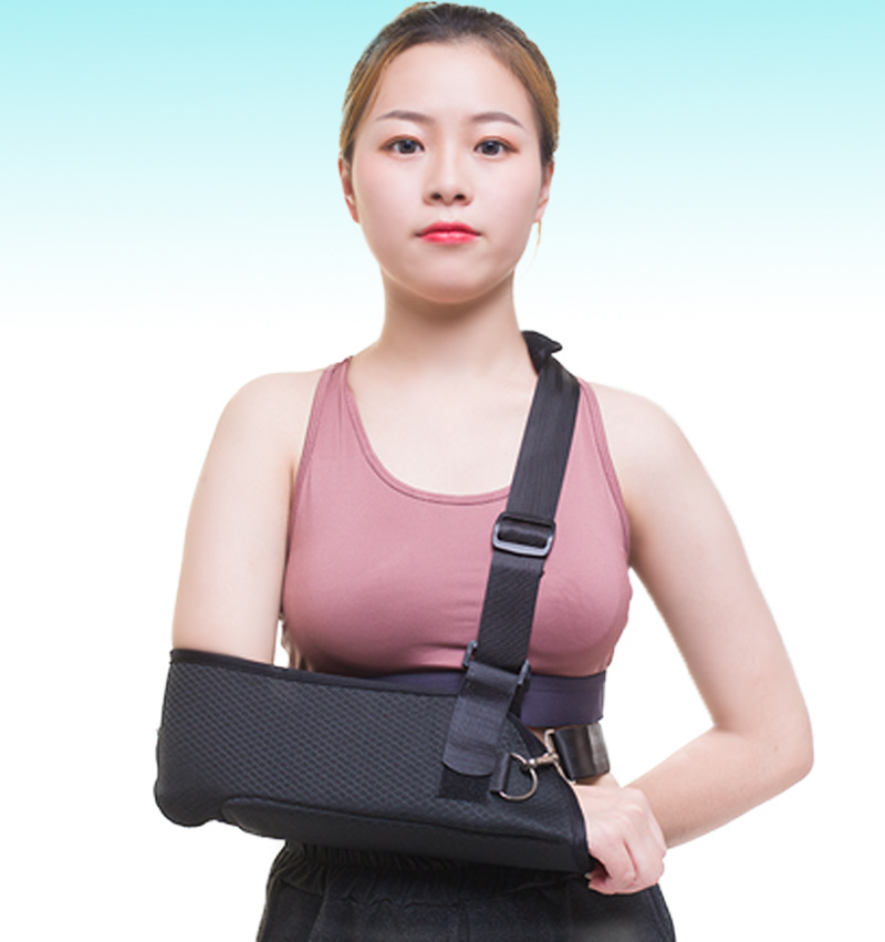 手臂前臂吊带挂脖环腰固定胳膊肘关节脱臼保护带托板
