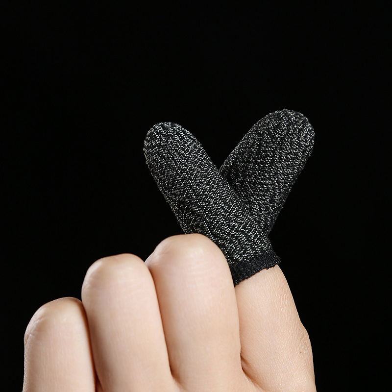 18针黑色铜纤维吃鸡指套游戏指套吃鸡神器手游指套防汗防滑职业