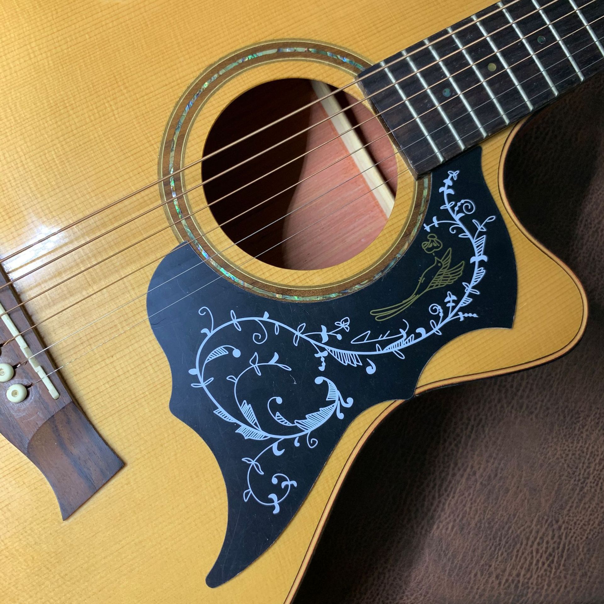 吉他护板38寸40寸41寸吉他面板吉他护板透明护板实木吉他护板