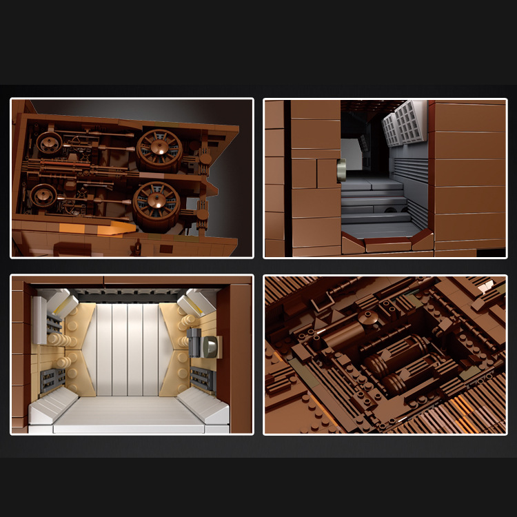 宇星21009 星际moc系列沙漠爬行者沙垒电动版模型儿童积木玩具