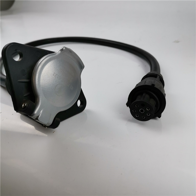 适配德龙f2000f3000新m3000七孔挂车插座x3000七孔挂车插口
