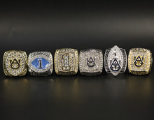 NCAA 奥本大学老虎队6枚 冠军戒指  套装 厂家直销定制