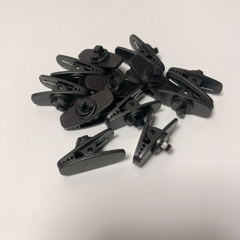 5mm耳线夹 大旋转夹子 耳机线夹 中性夹【 12个1包】