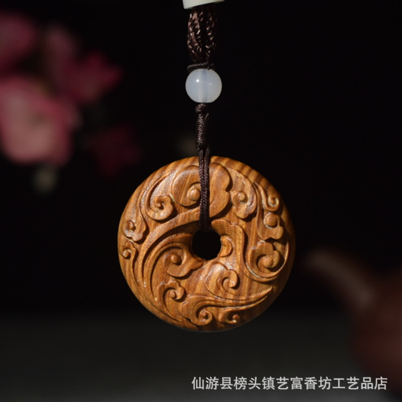 汽车摆件关公木雕