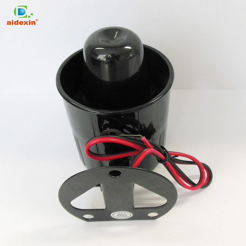 汽车防盗器喇叭防盗倒车语音15w20w蜂鸣喇叭黑色单三音adx6009