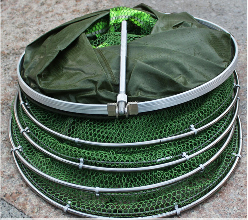 厂家直销黑坑鱼护 涂胶鱼护网兜 台钓防挂渔护鱼网兜渔网批发定制