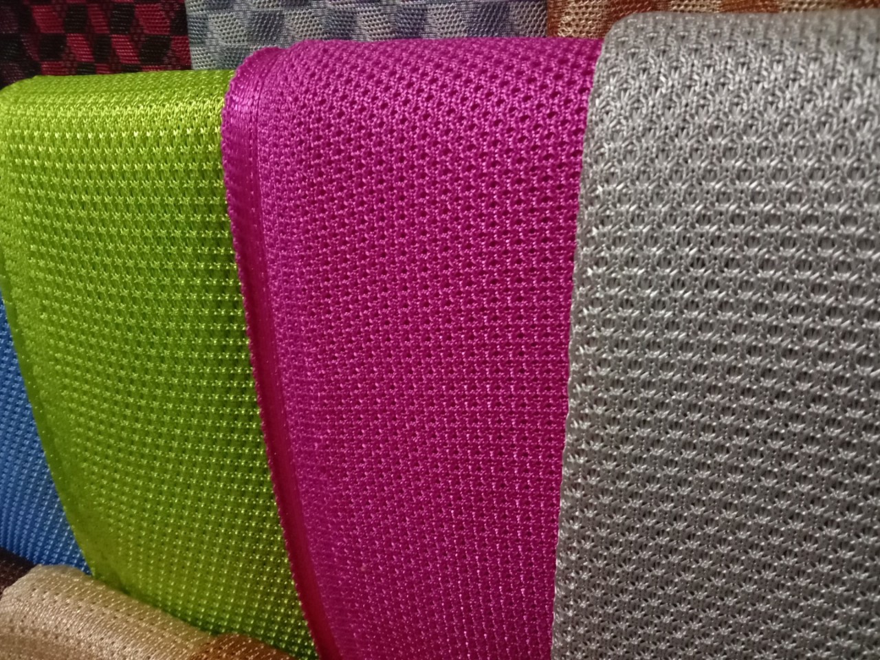 满天星冰丝网布 坐垫面料 箱包面料 化纤面料 夏凉网布