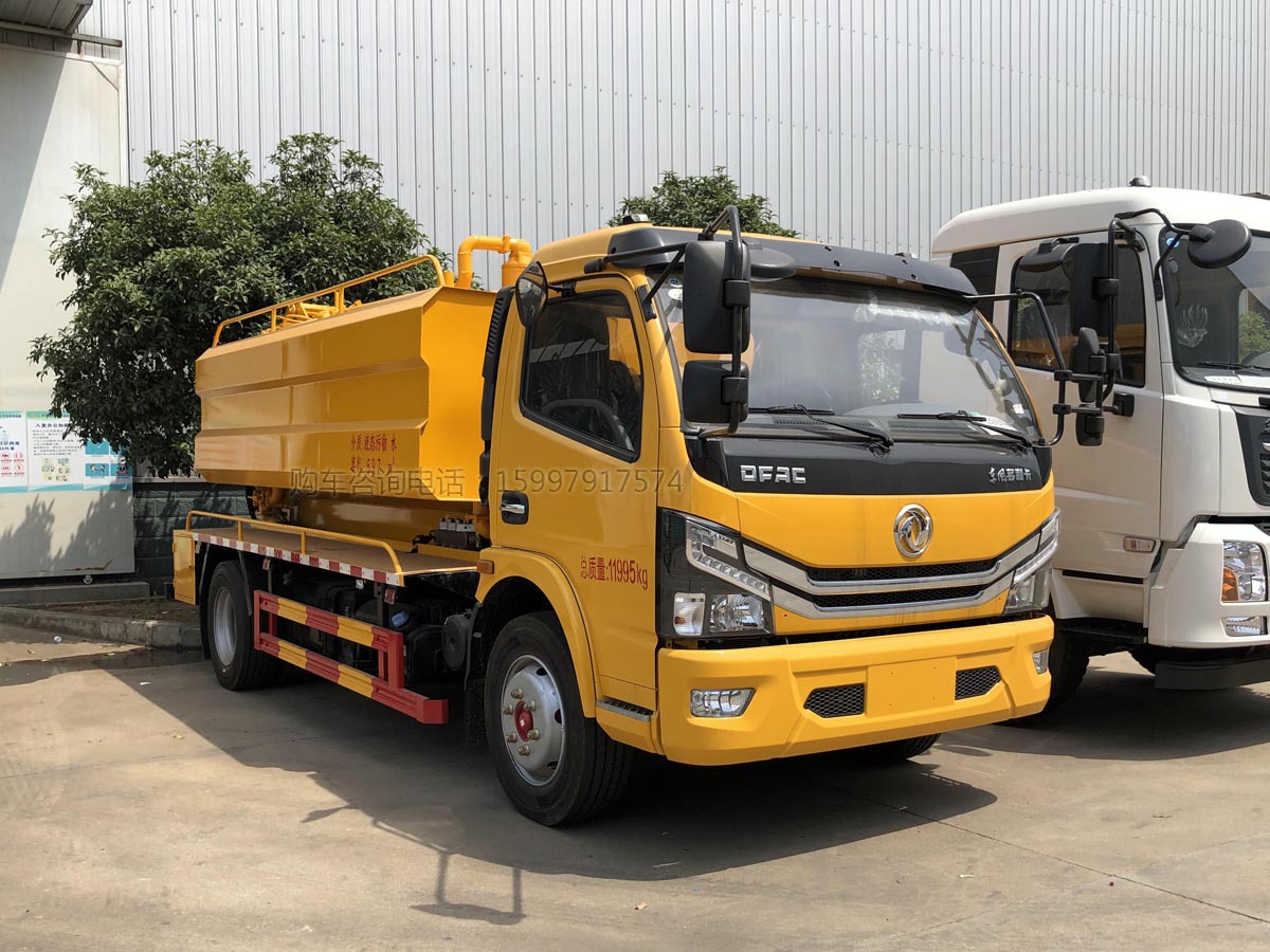 东风凯普特国六清洗吸污车1