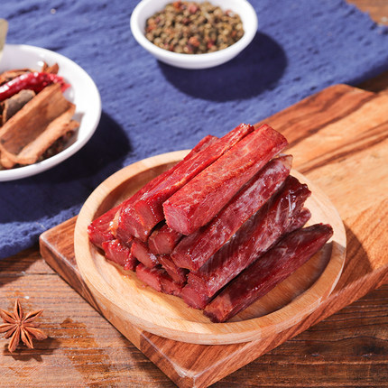 宝聚源 吮指香平遥手撕牛肉棒20g*10根 零食即食熟肉