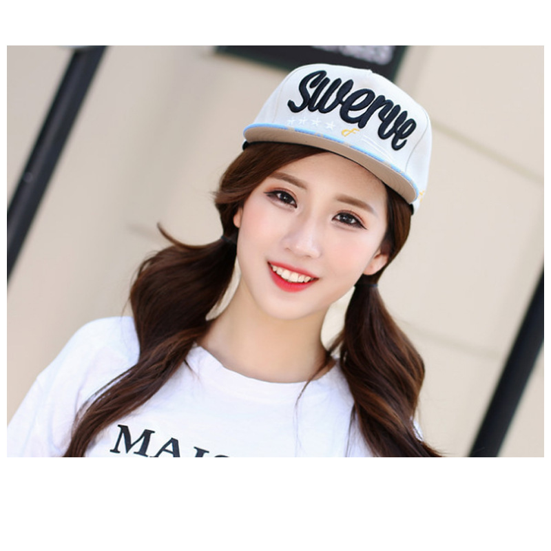 韩版平沿棒球帽running man宋智孝同款swerve新款嘻哈帽子批发