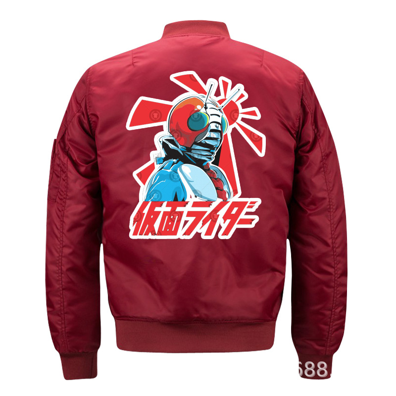 时王 假面骑士卫衣 jackets men 外贸夹克定制印logo男士冬季外套