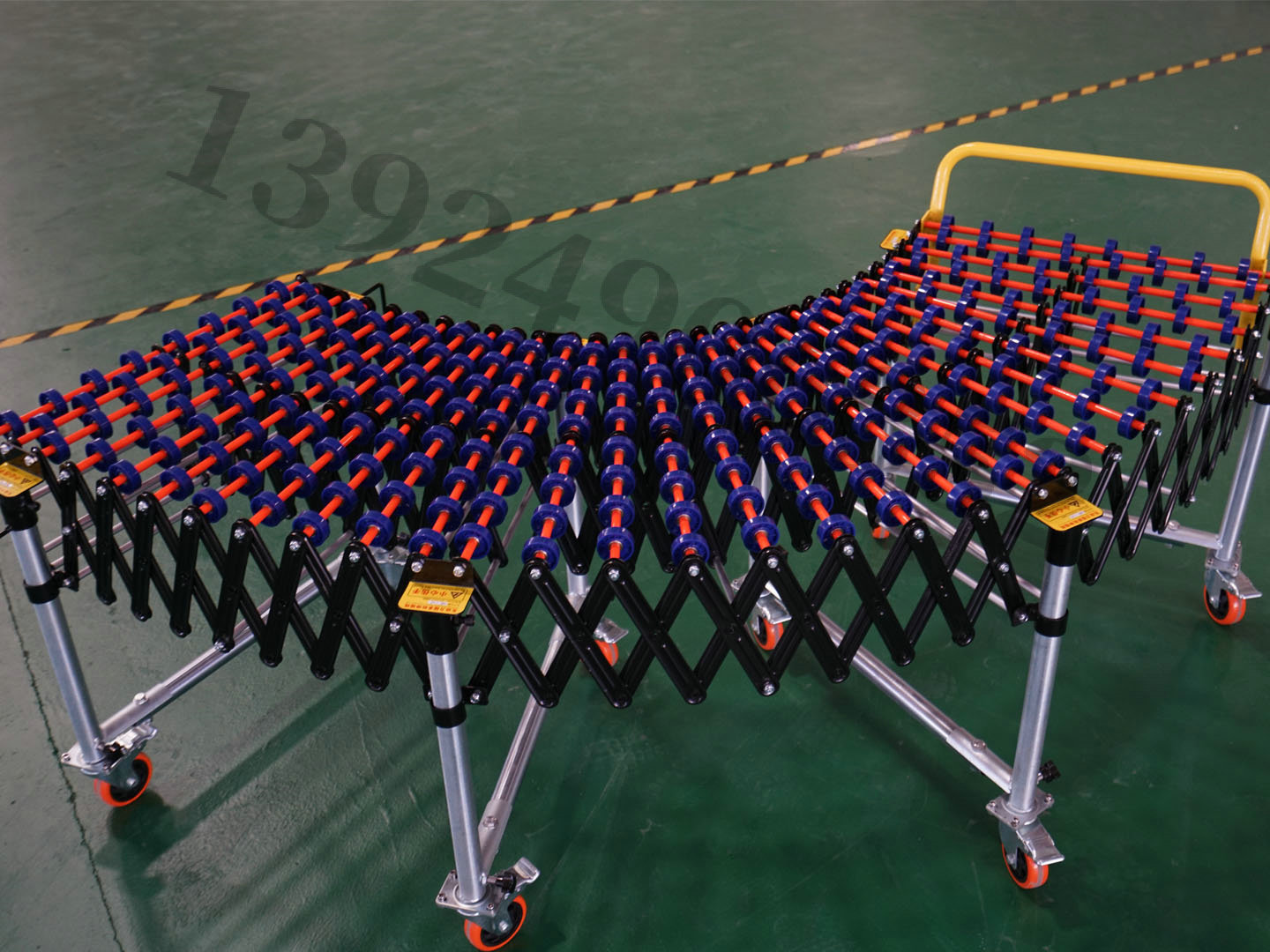 卸车神器伸缩输送机福来轮无动力搬运卸货神器滑梯可升降折叠