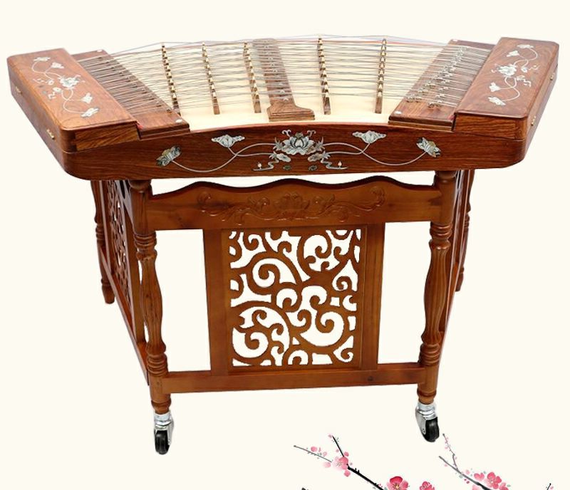 衡乐405扬琴 五码十音红木杨琴广东粤剧扬琴 花梨木演奏洋琴乐器