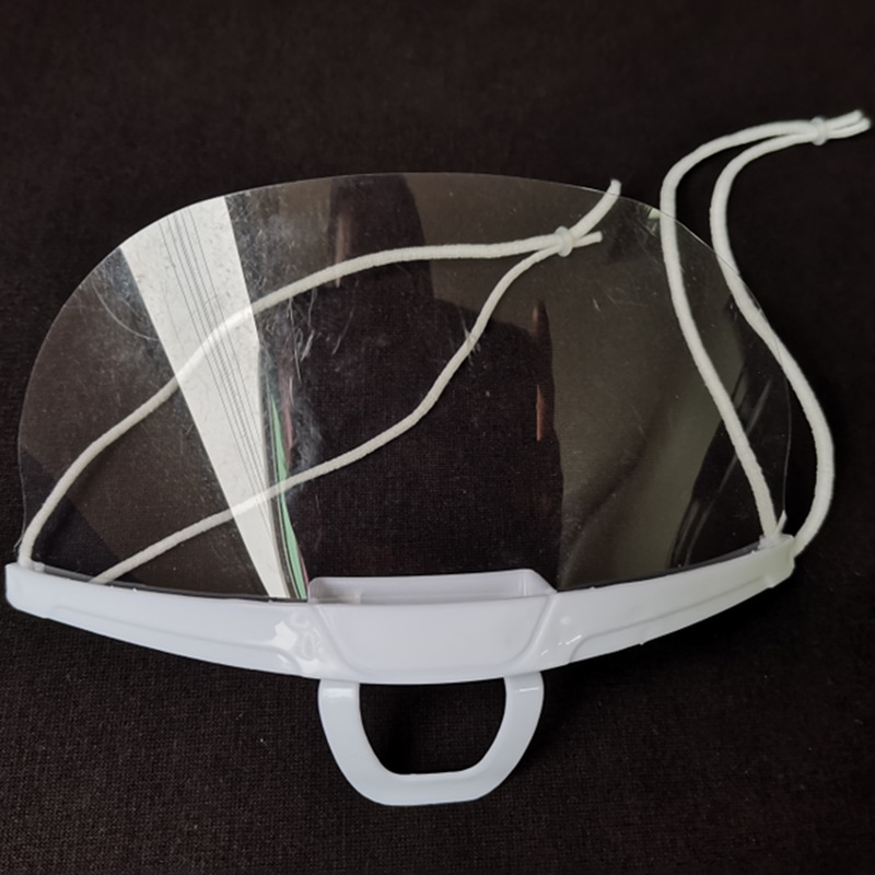 厂家直销餐饮透明塑料口罩餐厅后厨饭店服务员防雾防口水专用卫生