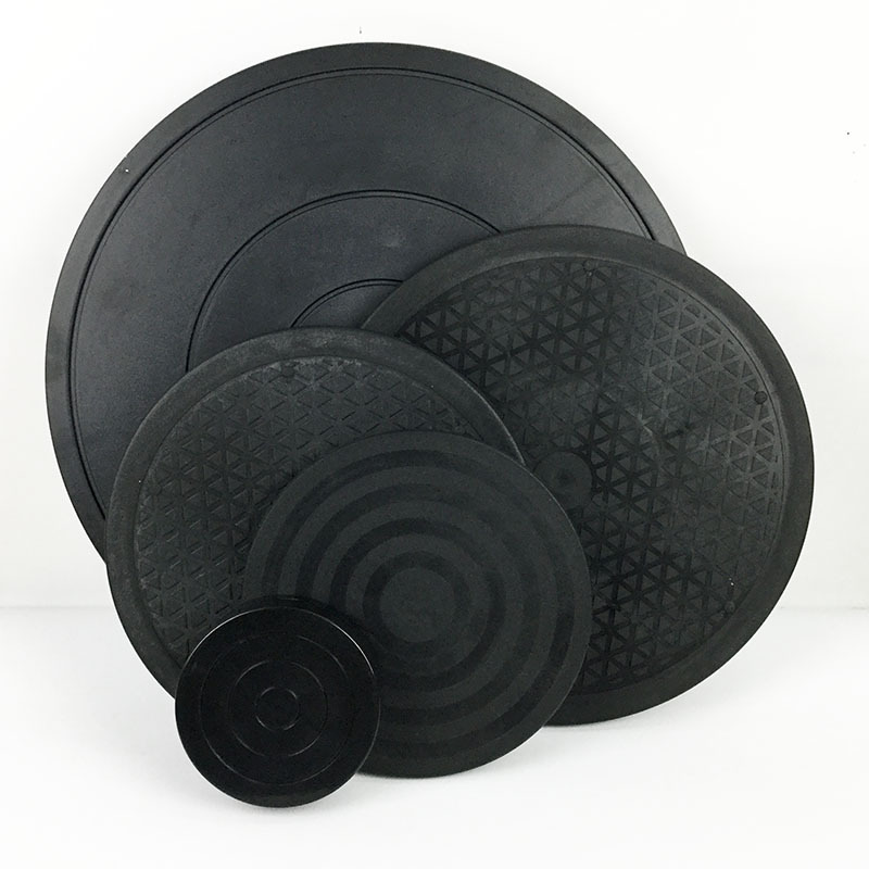 模型喷漆上色塑料转盘陶艺陶泥泥塑油泥雕塑转台双面用11-30-41cm