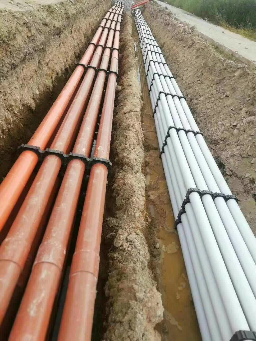 地下通信管道用塑料管dn100upvc通讯管道dn110pvcu通信排管150