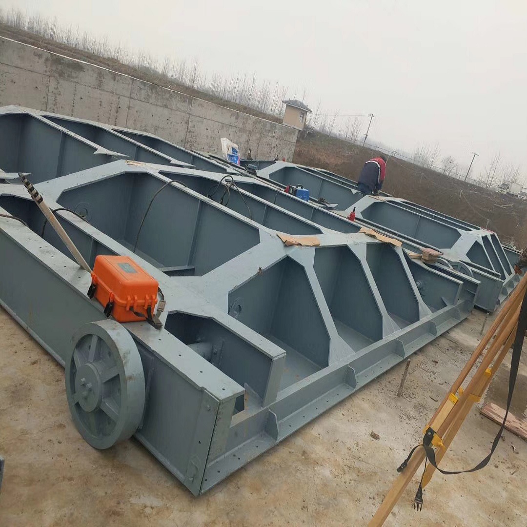 钢制闸门插板闸门机闸一体手动电动式 平面定轮钢制闸门