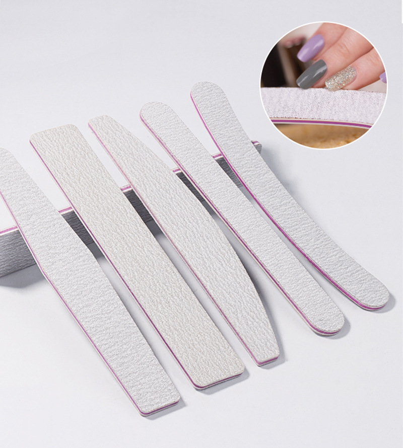 美甲薄型双面打磨搓条100砂/180砂修甲卸甲磨甲砂条锉(标准版)