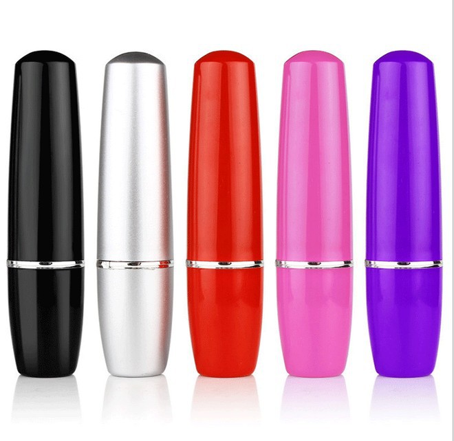 Rechargeable Lipstick Vibrator Fashion Lipstick Vibrating Spear Mini Compact Adult Sex Product Wholesale