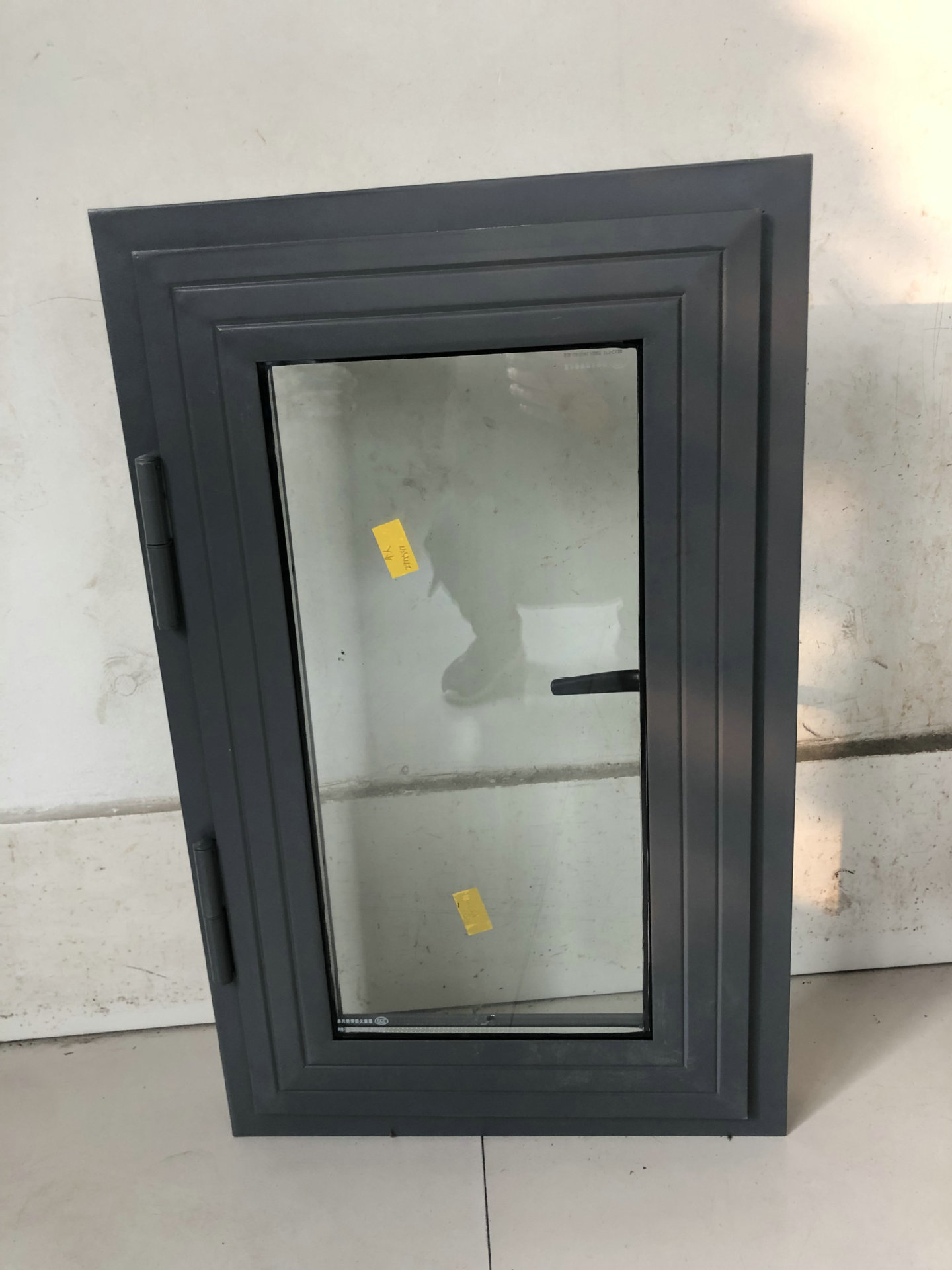 批发乙级铝合金耐火窗 家居隔热防火平开窗 封阳台防盗窗