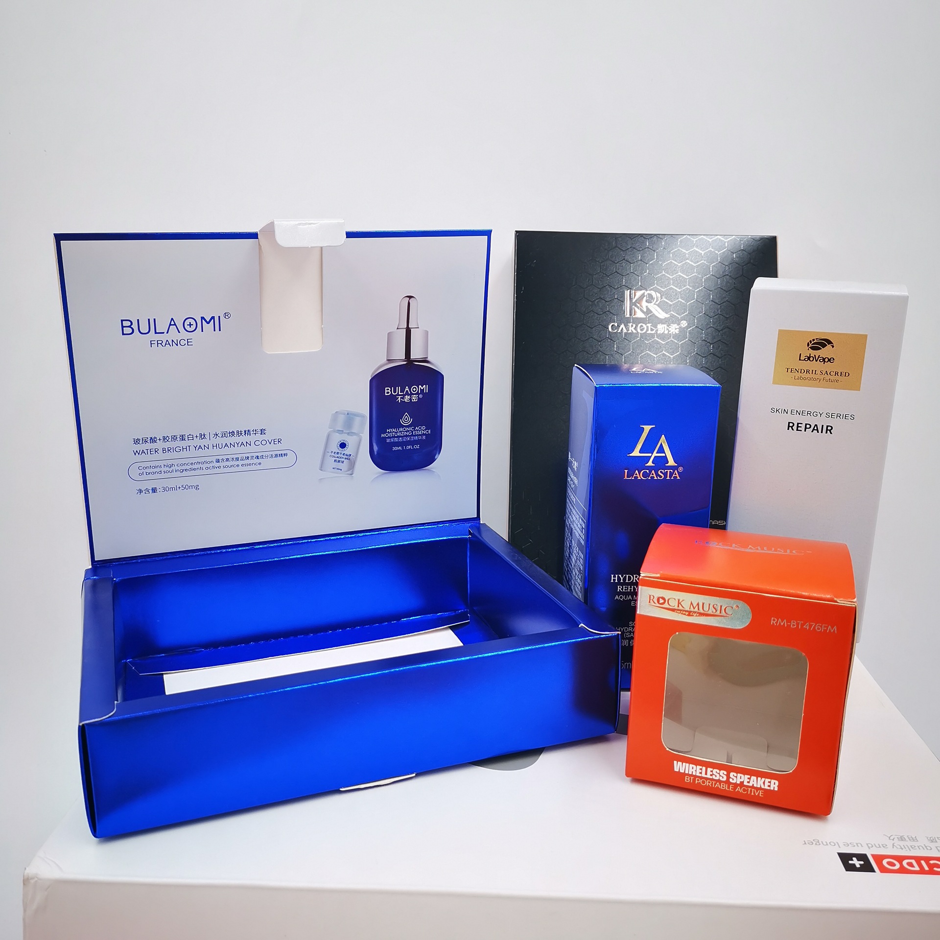 厂家定制 白卡礼品盒印刷银卡盒数码3c彩盒礼品折叠盒化妆品纸盒