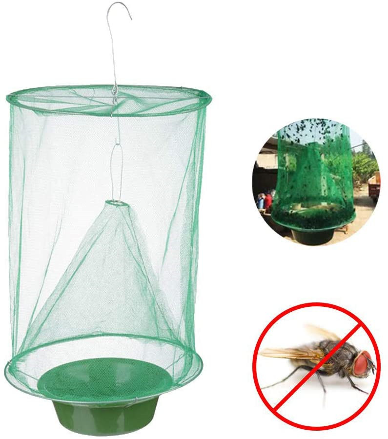 捕蝇器 灭蝇笼 捕蝇笼 苍蝇笼 诱蝇笼 绿网苍蝇笼 绿色款苍蝇笼
