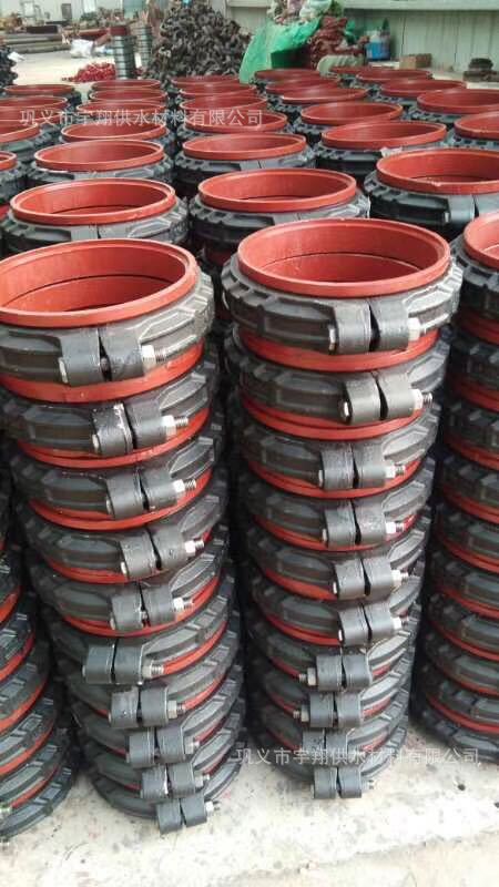 krj肩型卡箍式柔性管接头 卡箍式挠性管接头 矿用快速接头