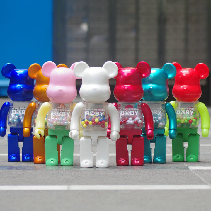 Bearbrick Bearbrick Violent Bear My First Baby Pink Qianqiu Model Handmade Toy 400%