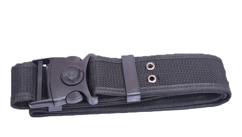 保安服腰带黑色自动扣训练腰带可调节多功能战术腰带