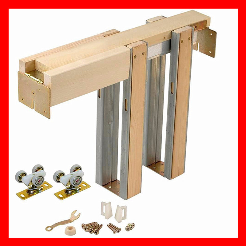隐藏门 推拉平移门 滑行门框 重型移门吊轨门窗轨道pocket door