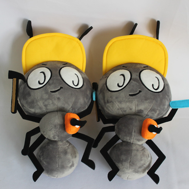 厂家直销填充咋装蚂蚁毛绒玩具蚂蚁公仔玩偶可来图定制