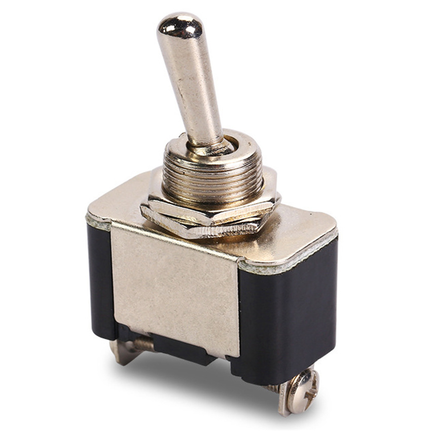 汽车摩配钮子开关 kn3a-101 摇臂开关 摇柄开关12mm船用拨动开关