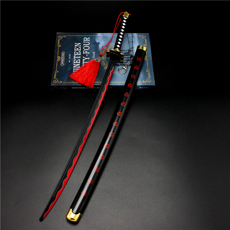 海贼武器周边 索隆 黑刀秋水模型玩具三代鬼扯和一字雪走金属手办