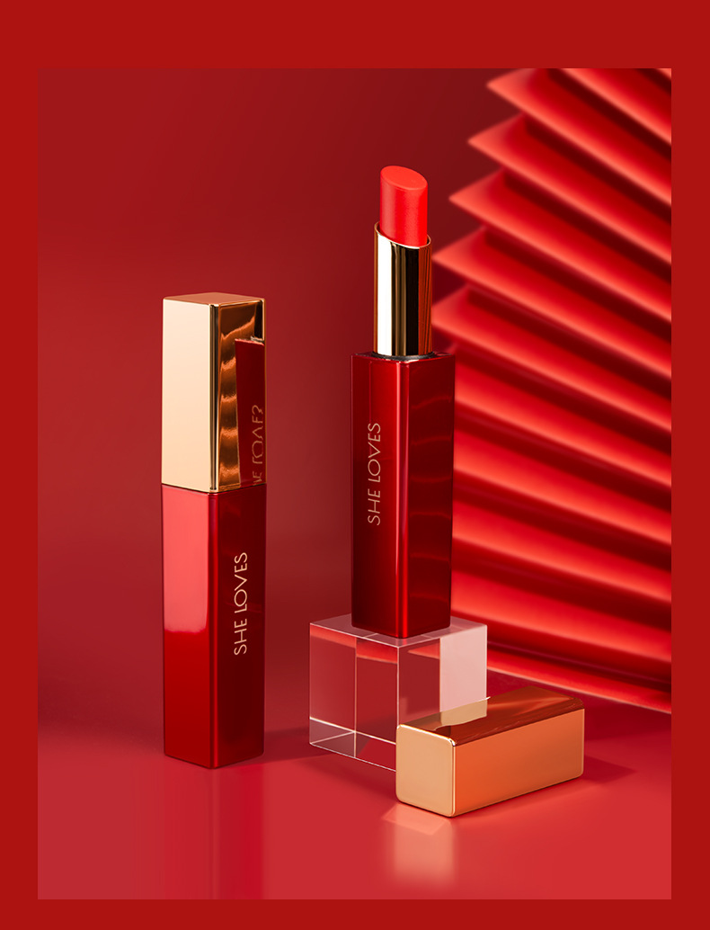 sheloves雾面哑光磁吸口红 网红防水易上色丝绒雾面女学生款口红