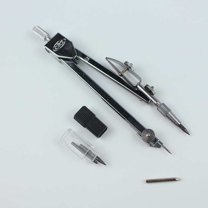 不锈钢圆规套装 中小学生绘图圆规套装文具套装批发-阿里巴巴