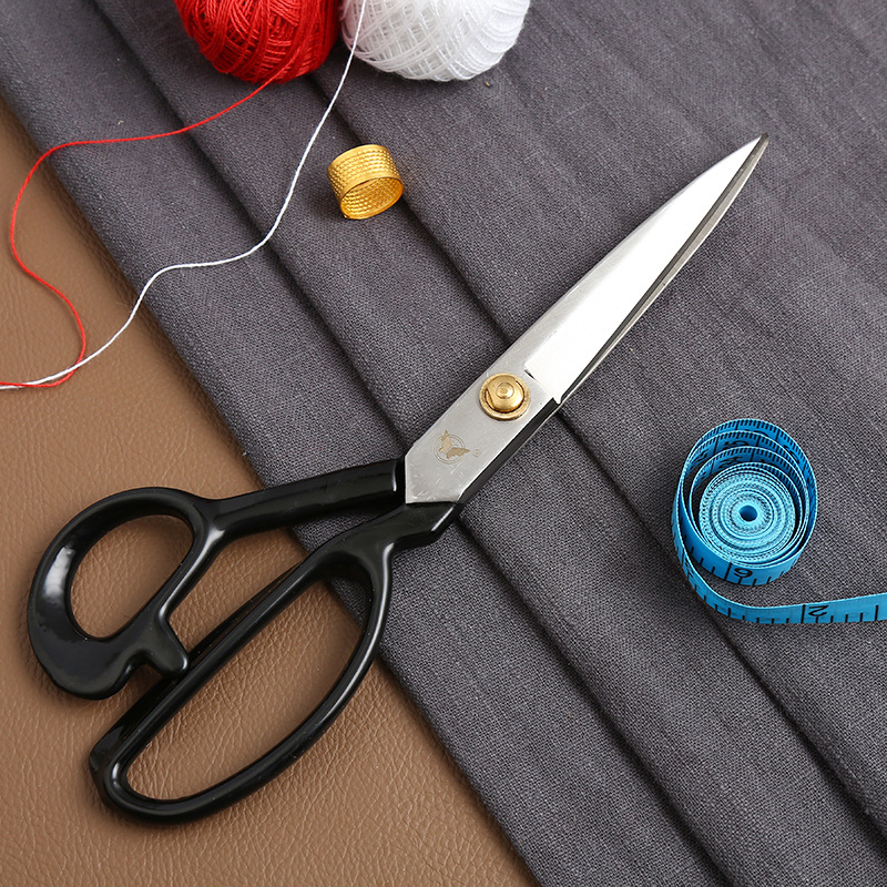 Butterfly Dressmaker's Shears Black Head Manganese Steel Tailor Scissors Clothing Scissors Household Tailor Jiangsu, Zhejiang and Shanghai 60 Pieces Free Shipping