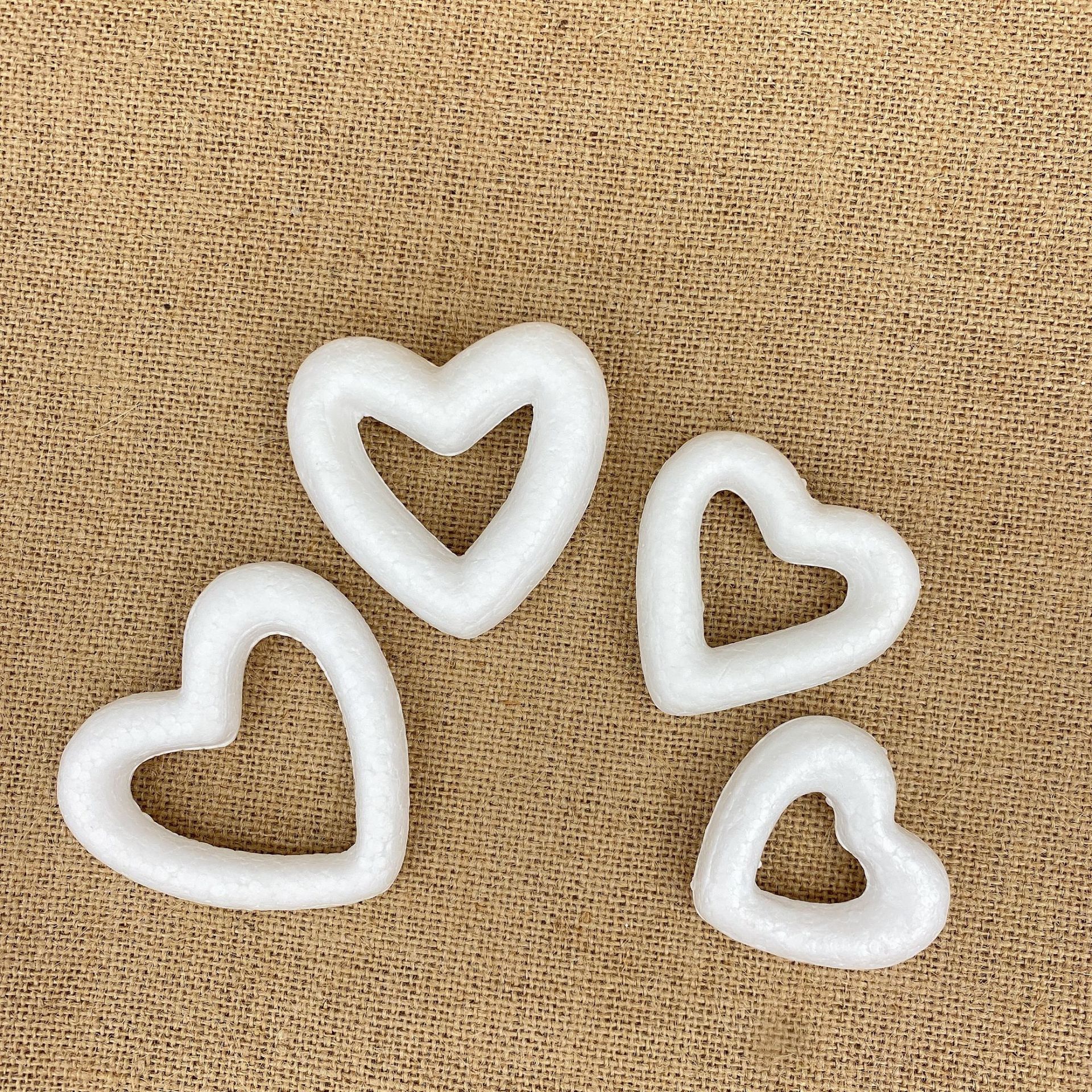 泡沫爱心保丽龙空心爱心eps空桃心发箍装饰手工diy美劳芳草