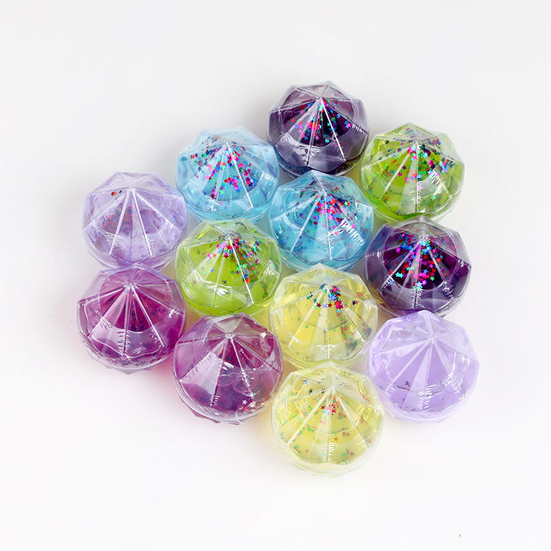 工厂直销钻石史莱姆金粉水晶泥 slime diy果冻解压玩具泥