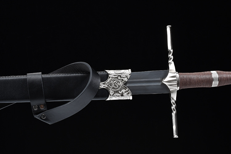 影视剑巫师3道具 利维亚杰洛特巫师佩剑 巫师3白狼剑未开刃