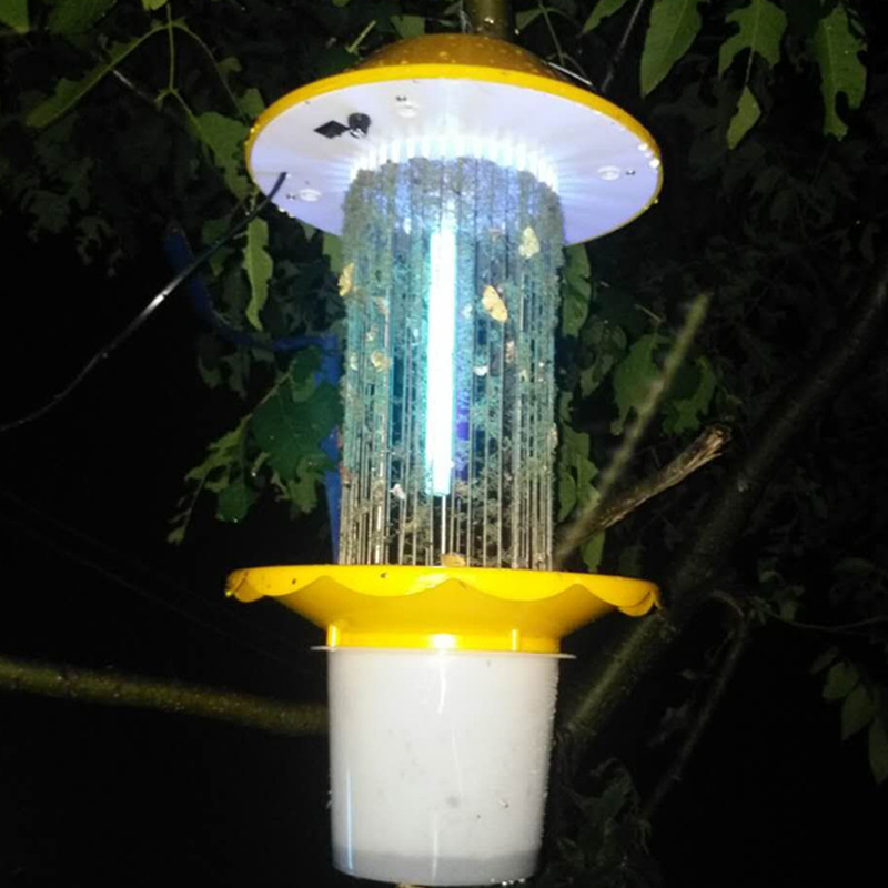 新款智能杀虫灯方便清理杀虫效率高可智能时控紫外线诱虫厂家现货