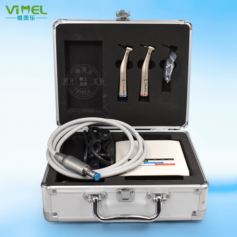 牙科电动马达套装1511光纤弯机带灯马达无碳刷电动马达打磨机