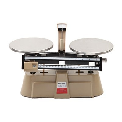 mb-2000双标尺阻尼天平 机械物理天平 托盘天平mb2000带砝码