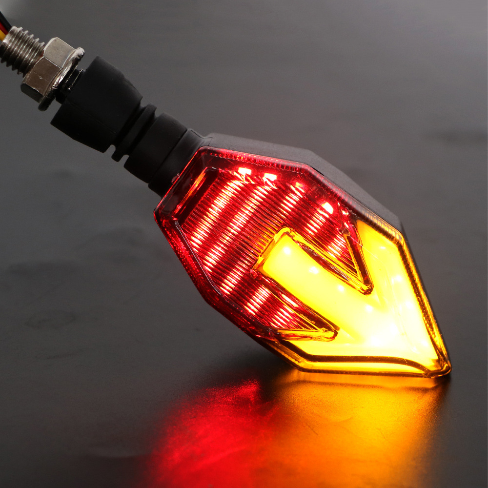 工厂直销摩托车改装led转向灯 地平线12v日行转弯灯 msx125方向灯