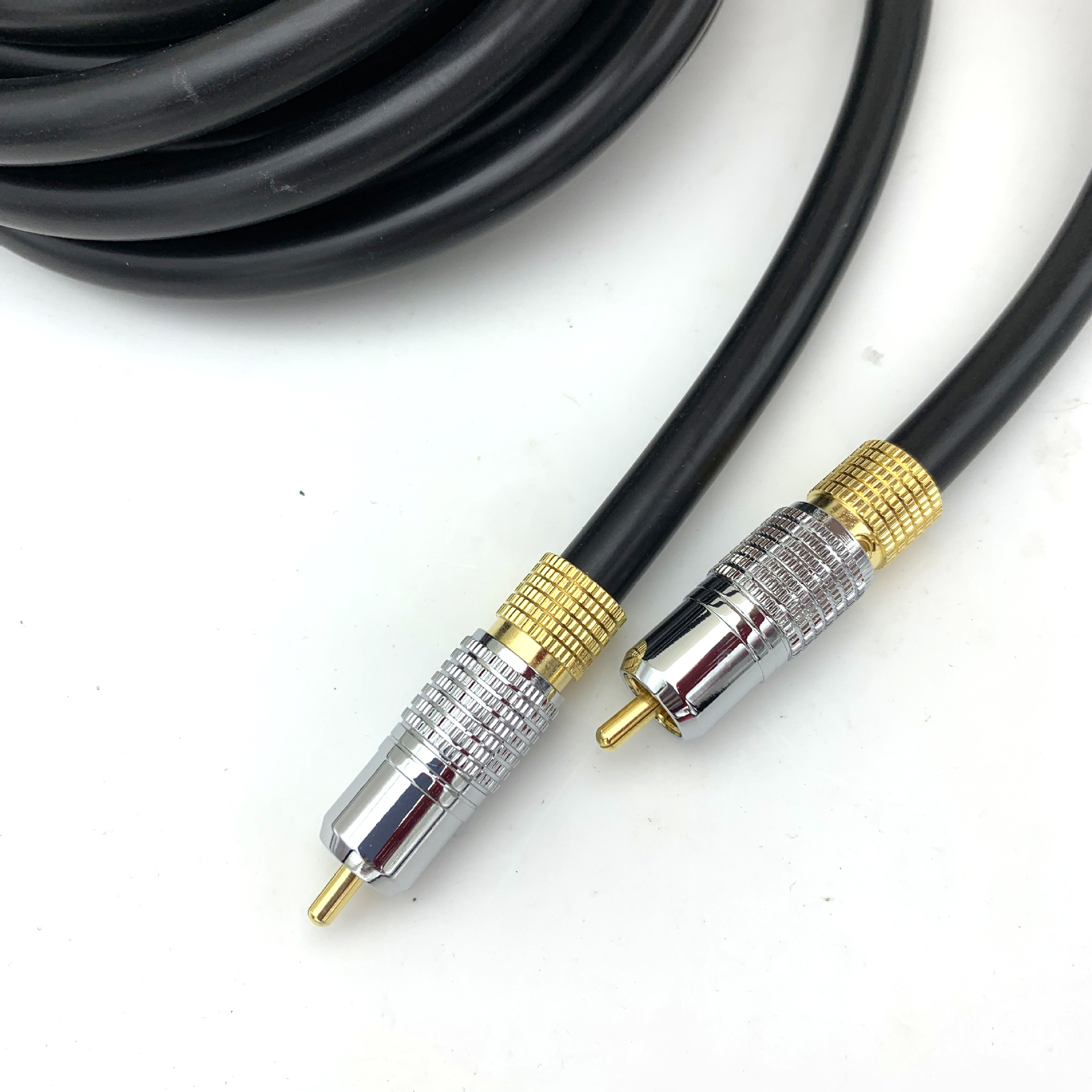 发烧hifi数字音频同轴线 coaxial75欧姆低音炮线spdif线莲花线